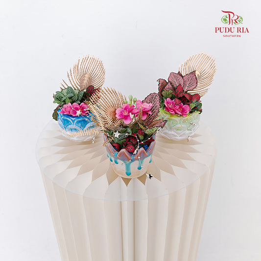 Hari Raya Arrangement - Fittonia