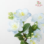 CNY Artificial Jasmine Spray 61cm - Light Blue (5 Stems)
