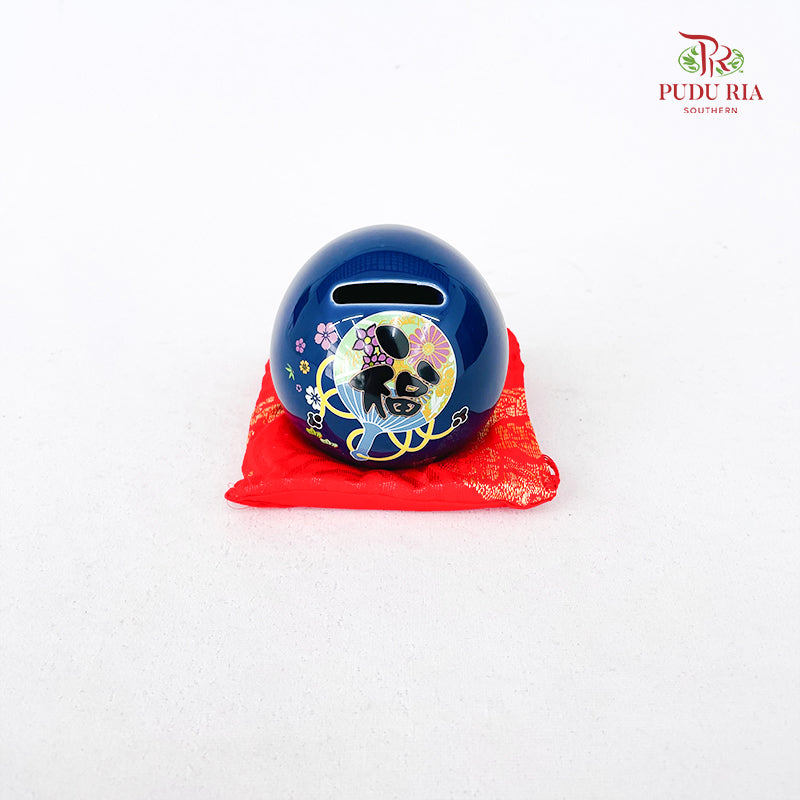 Japanese Mini Daruma Navy Blue - FBA100#2