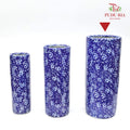 Ceramic Pot Bing Mei - Blue