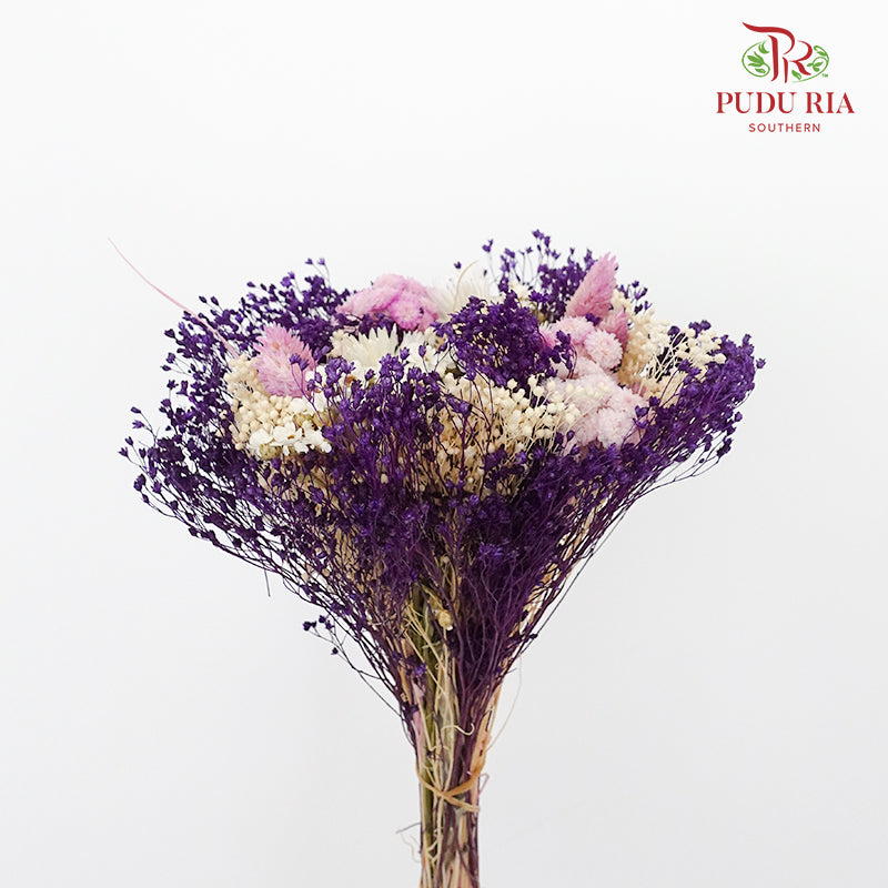 Dry Bouquet - Dark Purple - Pudu Ria Florist Southern