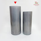 Diamond Plating Vase Black