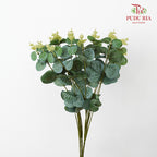 CNY Artificial Eucalyptus Bush  - Green (2 Stems)