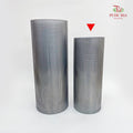 Diamond Plating Vase Black