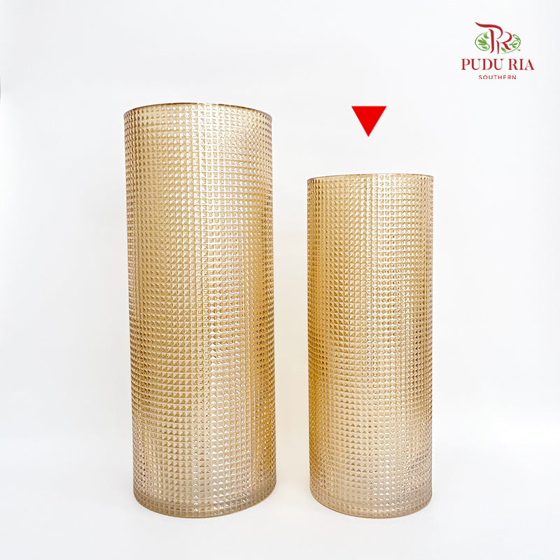 Diamond Plating Vase Coffee