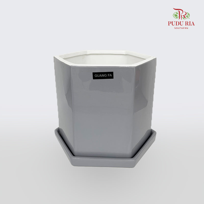 GF8116-4 Grey Pot