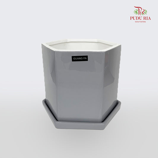 GF8116-4 Grey Pot
