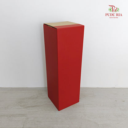 Paper Box Stand Foldable - Red