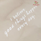 Transparent Plastic With Wording " I believe good things happen every day " - FPL078#1 - Pudu Ria Florist Southern