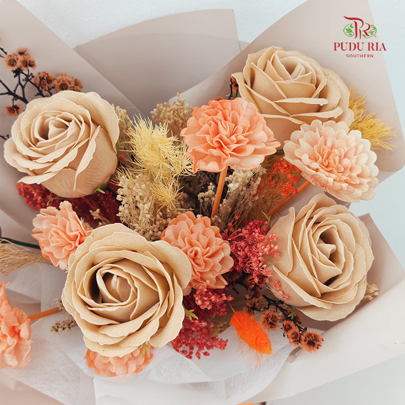Soap Rose Bouquet - (5 Stems)