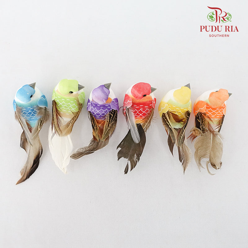 6 Pcs Bird Ornaments - 80002110 - Pudu Ria Florist Southern