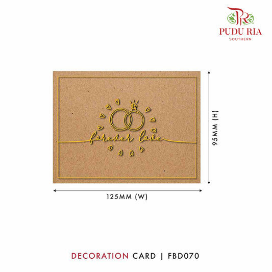 Decoration Card - FBD070