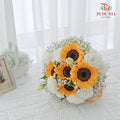Sunflower Wedding Bouquet (5 Stems)
