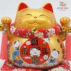 7`Lucky Cat Gold (Piggy Bank) 财源滚滚 - FBA069#1 - Pudu Ria Florist Southern