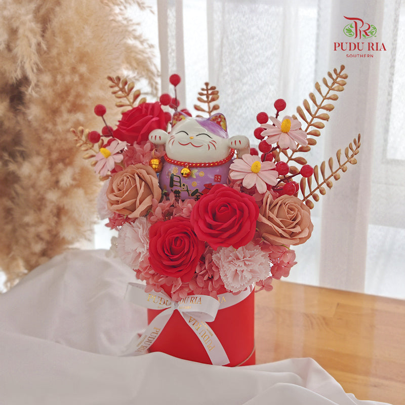 Grand Opening Lucky Cat Arrangement #2