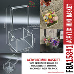 Acrylic Mini Basket - FBA158#1