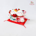 6' Lucky Cat Couple Love (Piggy Bank) - FBA107#1