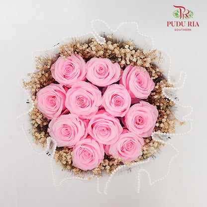 Preserved Rose Bouquet(11 stems) - Pudu Ria Florist Southern