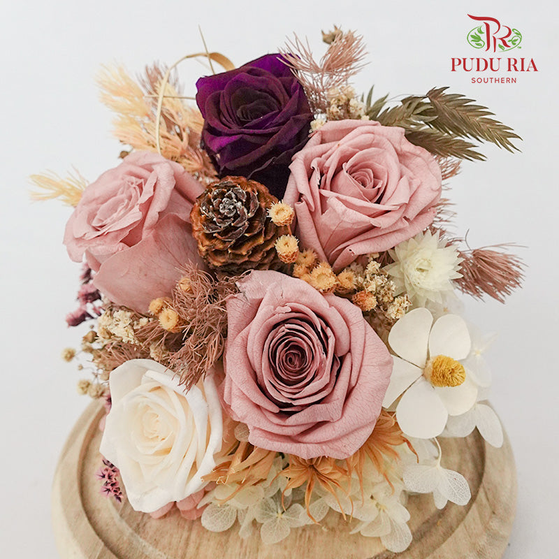 Preserved Rose Flower Arrangement