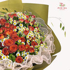 Rose Spray Chocolate Bubble Bouquet