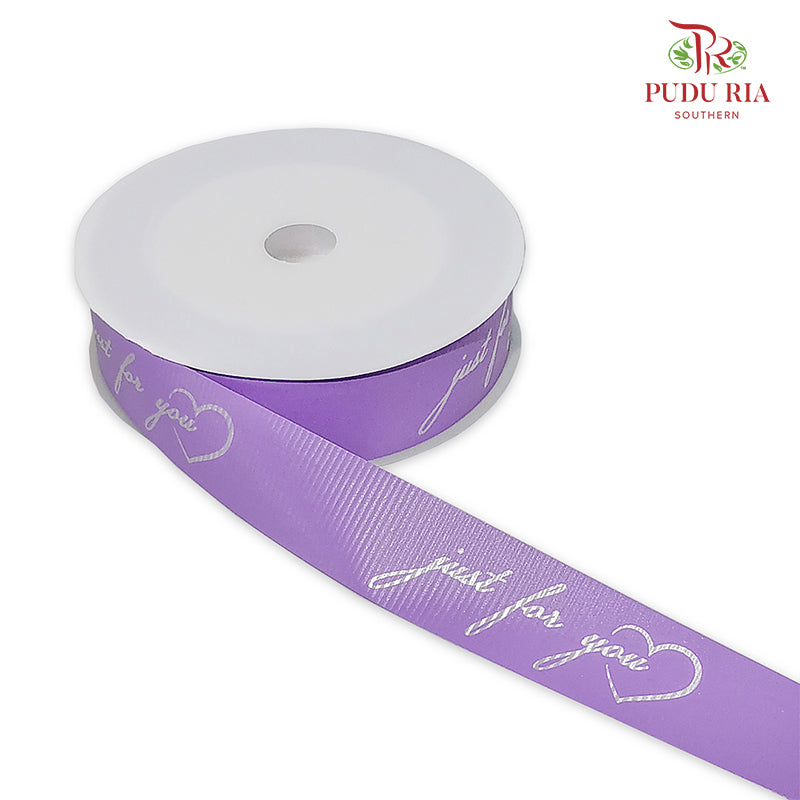 Printed OPP Ribbon ‘ just for you ‘ - FRB094