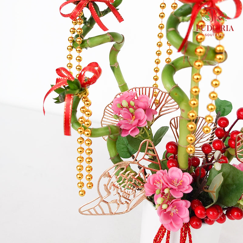 CNY Potted Plant Arrangement  2024#65