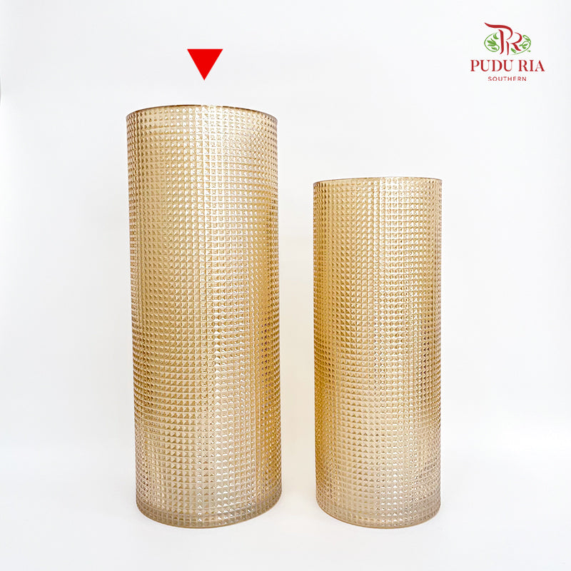 Diamond Plating Vase Coffee