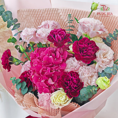 Carnation & Hydrangea Bouquet