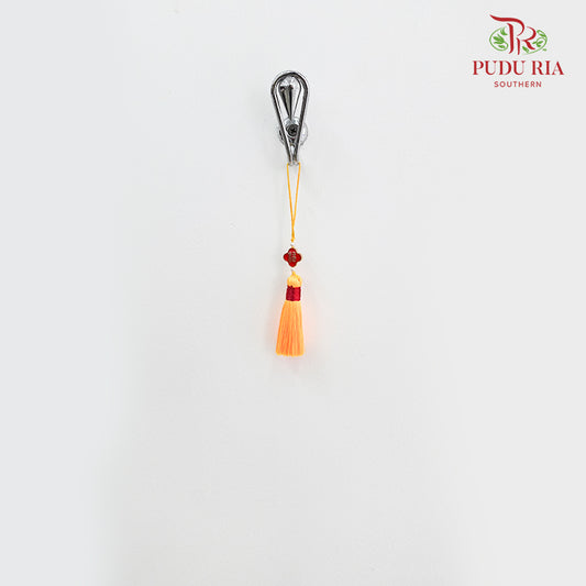 Mini Deco With Tassel Yellow - Per Unit