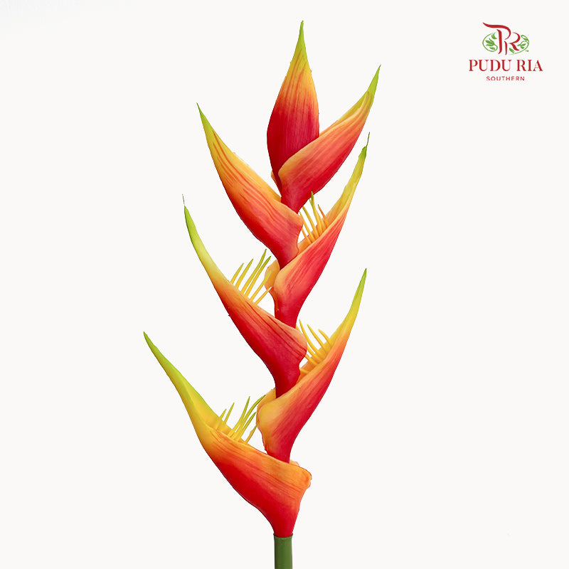 CNY Artificial Heliconia Spray 90cm - (2 Stems)