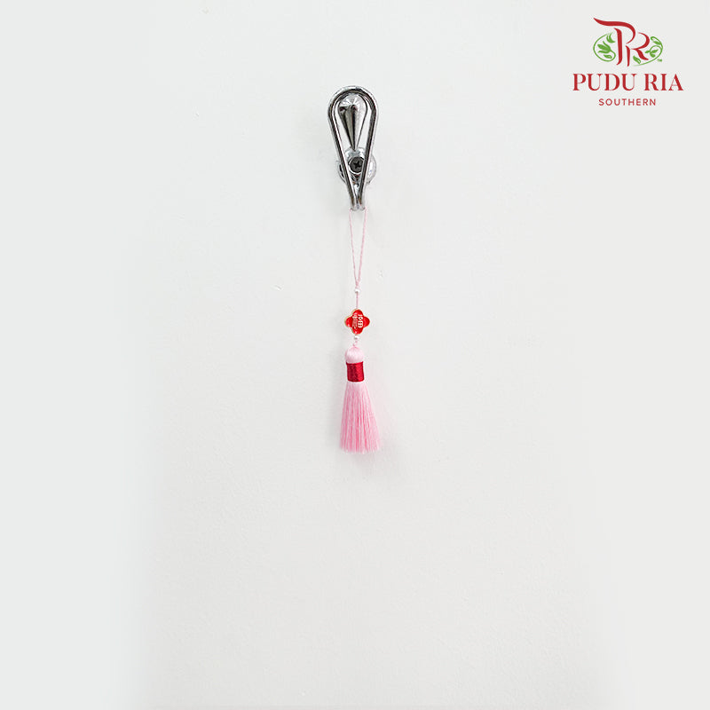 Mini Deco With Tassel Pink - Per Unit