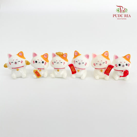 Mini Lucky Cat - 6 Pieces