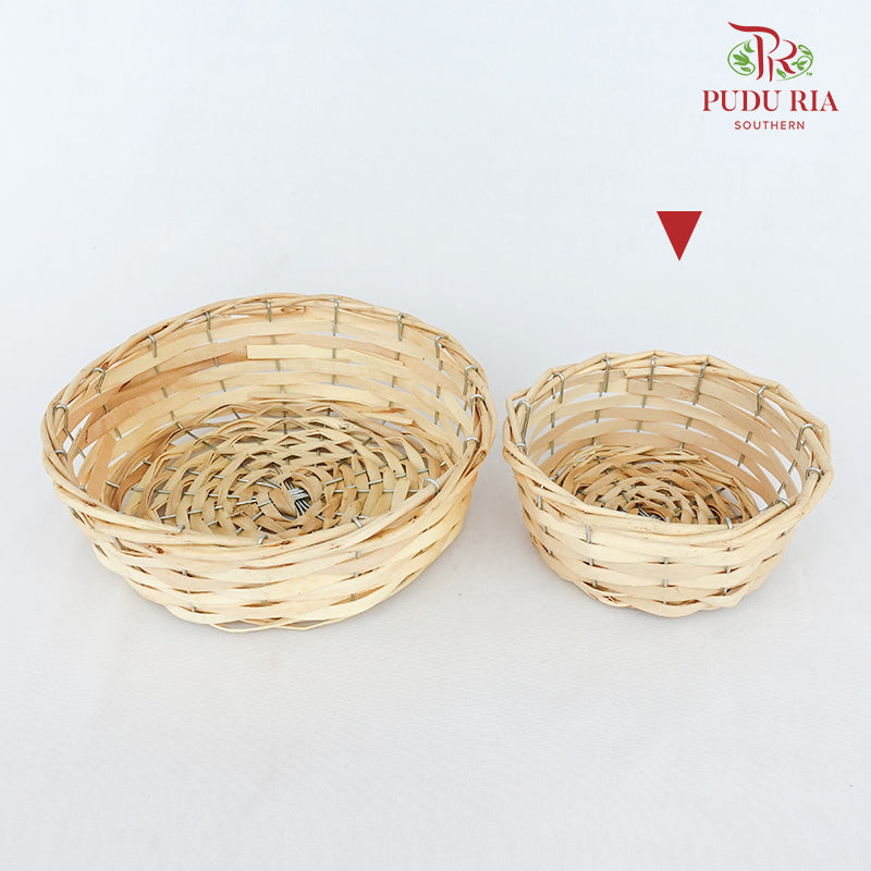 Wood Stand Basket