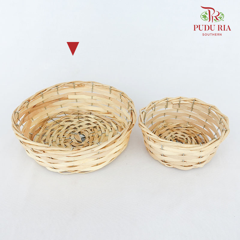 Wood Stand Basket