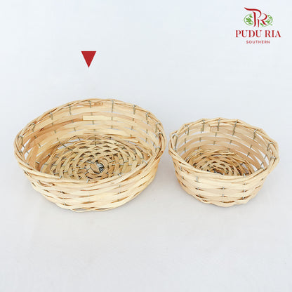 Wood Stand Basket