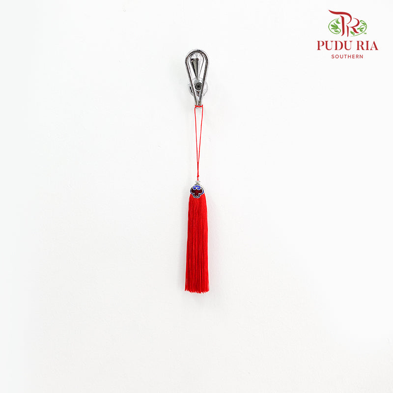 Small Deco With Tassel Red - Per Unit