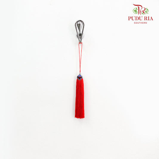 Small Deco With Tassel Red - Per Unit