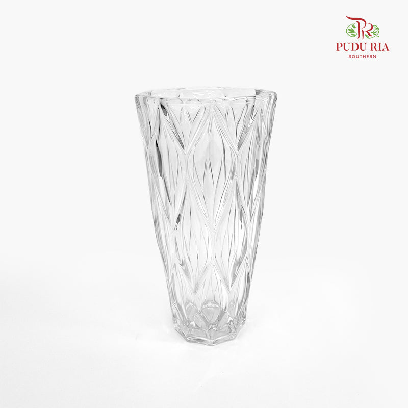JX25/15 Pressed Golden Leaf Vase