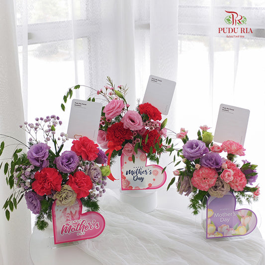 Mother's Day Small Acrylic Vase Arrangement 2026