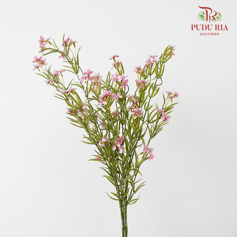 CNY Artificial Mini Flower Spray 92cm - Pink (2 Stems)
