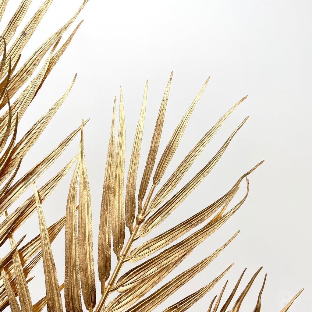 Gold Artificial Areca Palm (Per Stem)
