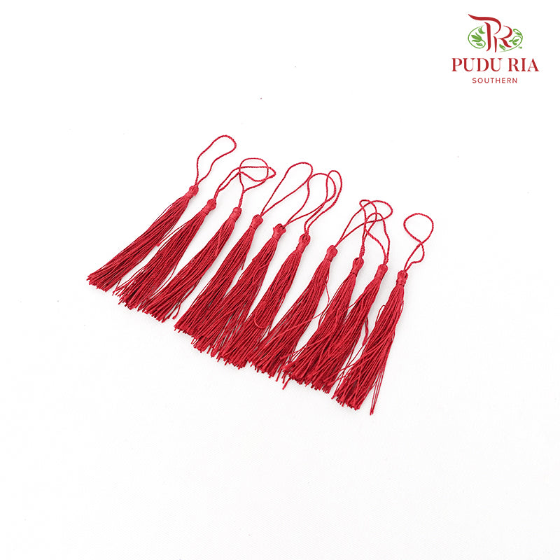 10' U Mini Tassel Maroon