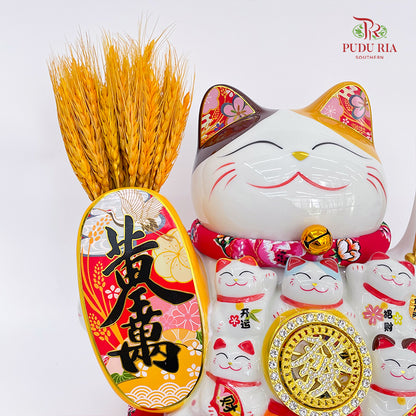 11' Lucky Cat (Swing) Million Gold - FBA122#1