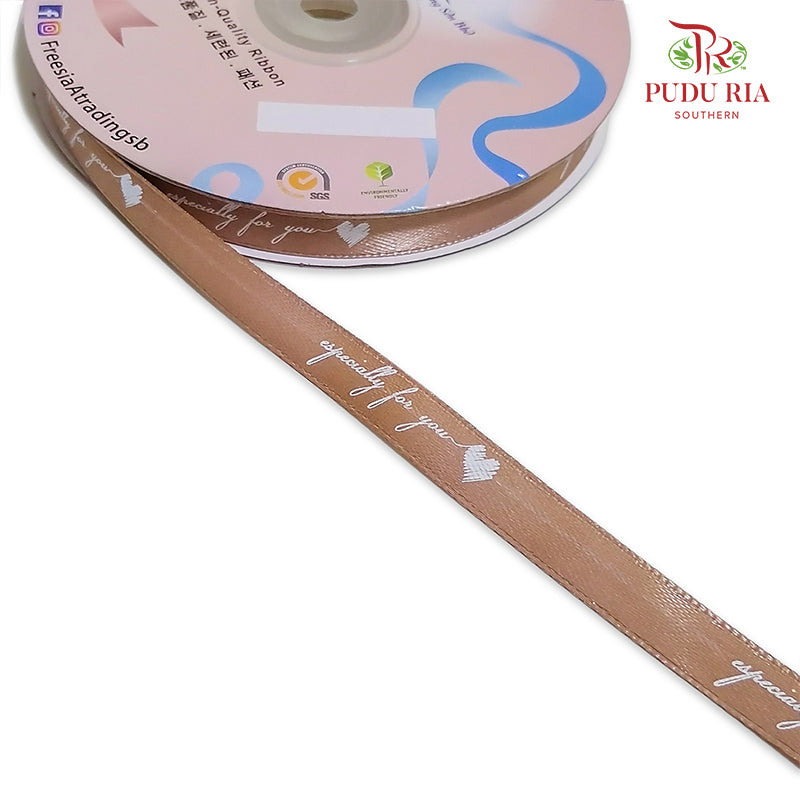Satin Ribbon ‘especially for you’ - FRB089