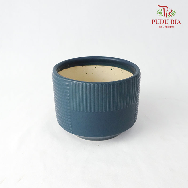 XR-886-H Pot Navy Blue (S size) - Pudu Ria Florist Southern