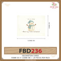 Merry Christmas Let It Snow Cards - FBD236