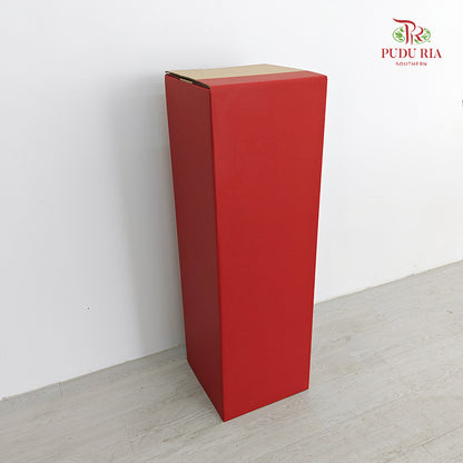 Paper Box Stand Foldable - Red