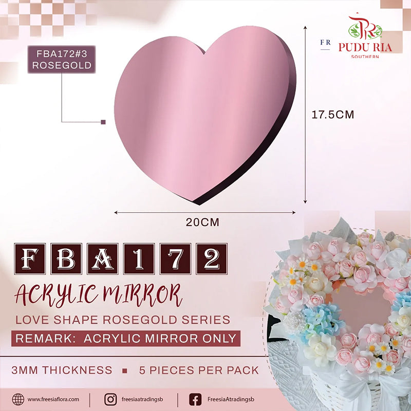 Love Shape Mirror Board - FBA172