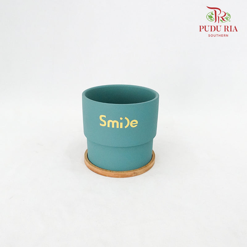 Asst Colours Pot - Pine Green - Pudu Ria Florist Southern