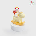 Rocking Horse Ornament - With Cat Fu